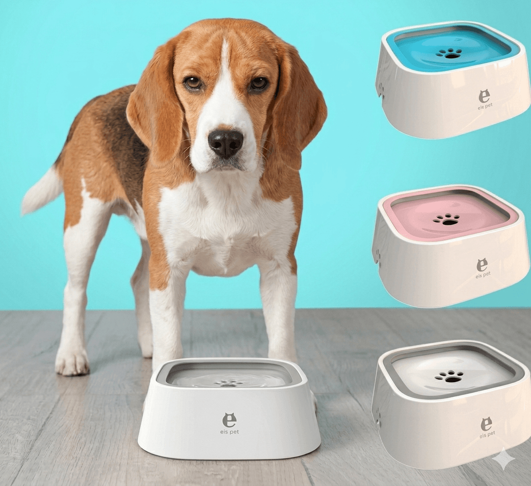 Bebedero Flotante para Perros – Antiderrame, Antideslizante, Gran Capacidad