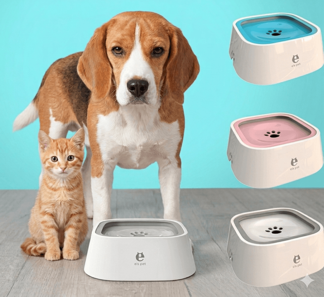 Bebedero Flotante para Perros – Antiderrame, Antideslizante, Gran Capacidad