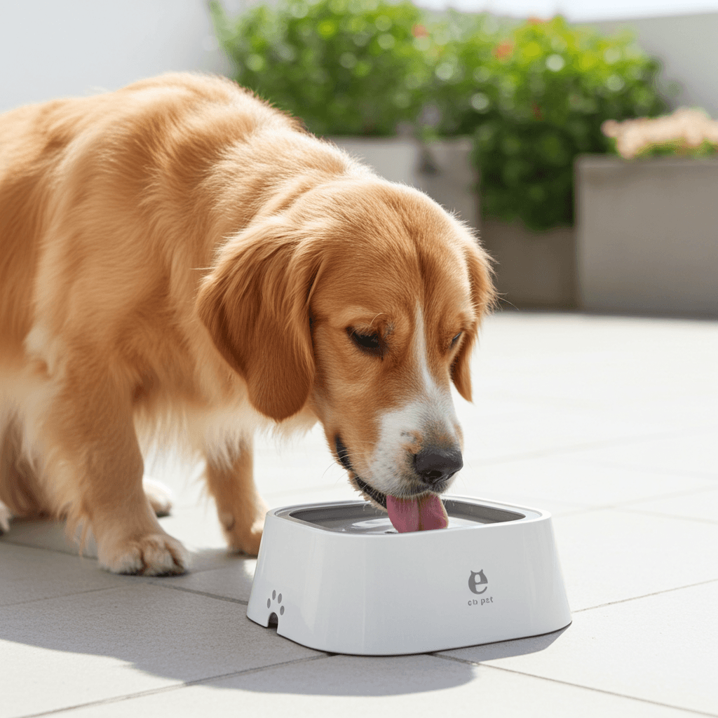 Bebedero Flotante para Perros – Antiderrame, Antideslizante, Gran Capacidad